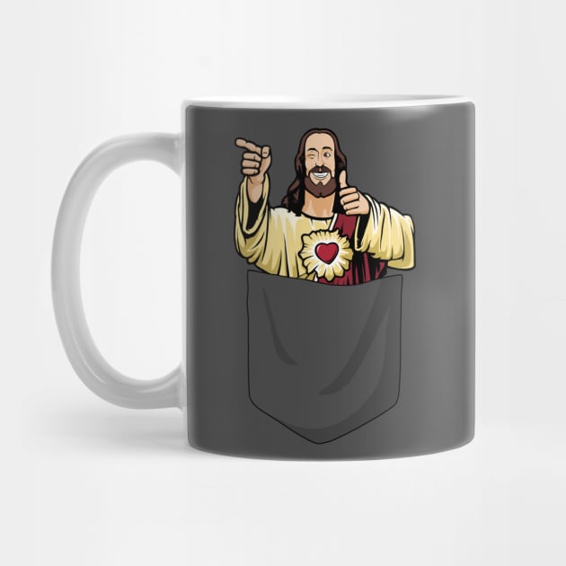 Buddy Christ in Pocket by valentinahramov